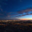 Phoenix city lights at dusk