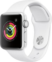 Apple Watch Series 3 (GPS) 38mm Aluminum Case with White Sport Band – Silver Aluminum  <strike><span style="color:red">$199.00</span></strike>   Now <span style="color:green">$169.90</span>