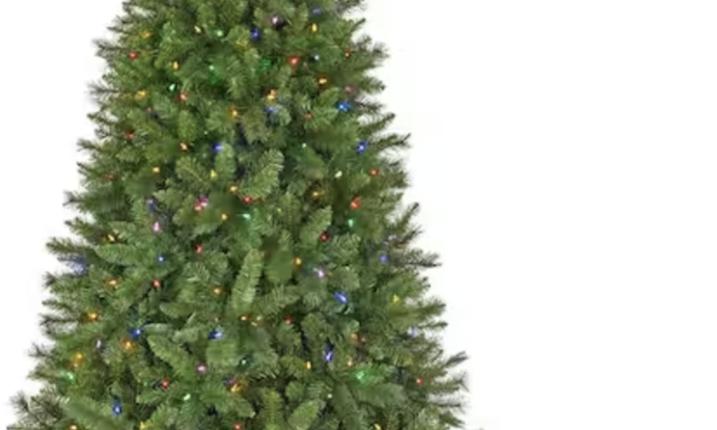 7.5 ft. Pre-Lit LED Artificial Christmas Tree $79