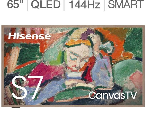 Hisense 65″ Canvas 4K  QLED TV $899.9