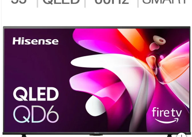 Hisense 55″ 4K QLED TV $249