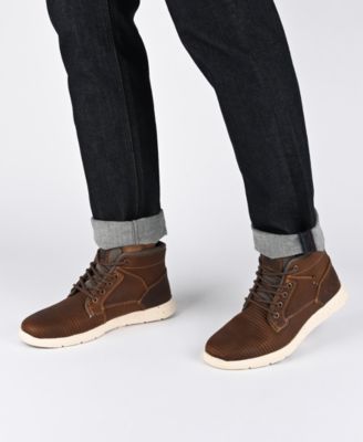 Men’s Magnus Casual Leather Sneaker Boots $32.49