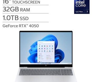 HP OmniBook 7 16 Touchscreen Laptop – Intel Core Ultra 7255H – GeForce RTX 4050 – 2K OLED 120Hz – 32GB Memory – 1TB SSD – Windows 11 Home price was $1099.97