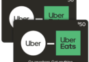 Uber Two $50 eGift Cards for $80