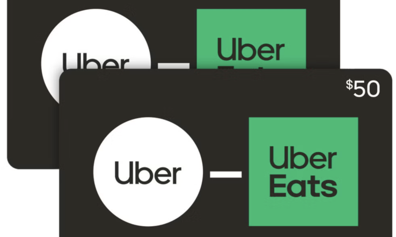 Uber Two $50 eGift Cards for $80